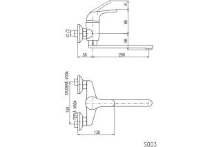 Смеситель для кухни Rav Slezak Sazava SA501.5/23 хром